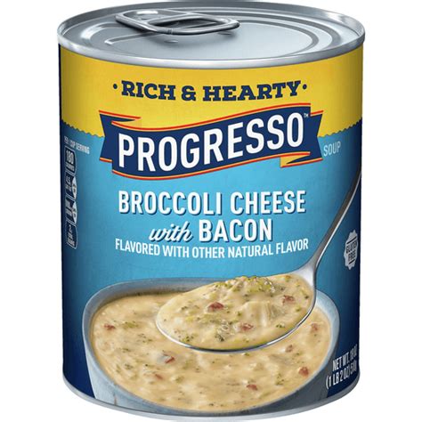 Progresso Soup Rich & Hearty Broccoli Cheese With Bacon logo