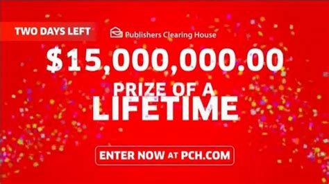 Publishers Clearing House TV Spot, 'One Day Left: $15 Million Prize of a Lifetime' created for Publishers Clearing House