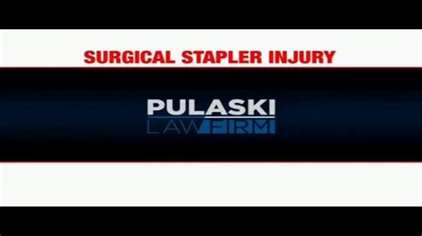 Pulaski Law Firm TV Spot, 'Surgical Stapler Injury' created for Pulaski Law Firm