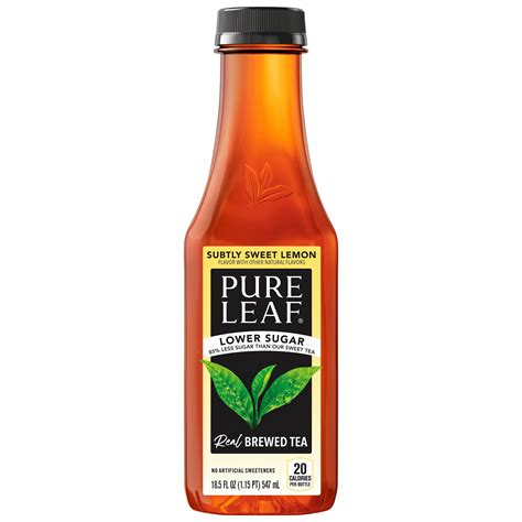 Pure Leaf Tea Lower Sugar Subtly Sweet Lemon logo