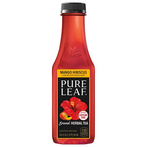 Pure Leaf Tea Mango Hibiscus Herbal Iced Tea