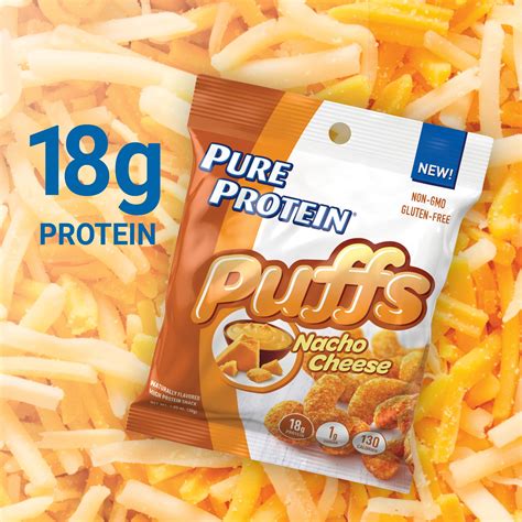 Pure Protein Puffs Nacho Cheese tv commercials