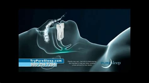 PureSleep TV commercial - No More Snoring