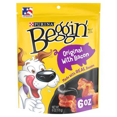 Purina Beggin' Strips Original With Bacon logo