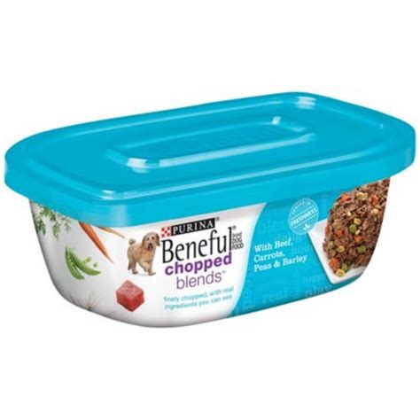 Purina Beneful Chopped Blends with Beef, Peas, Carrots and Barley