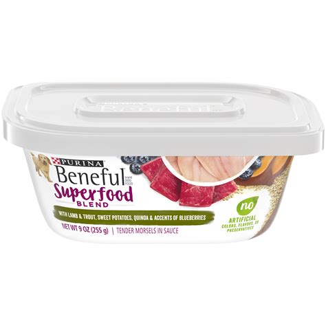 Purina Beneful Superfood Blend Wet Dog Food With Lamb & Trout logo