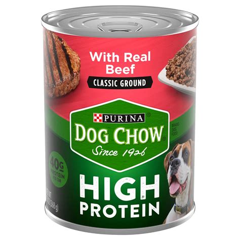 Purina Dog Chow High Protein Pate Wet Food logo