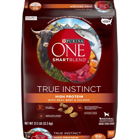 Purina ONE SmartBlend True Instinct High Protein With Real Beef & Salmon Dog Food