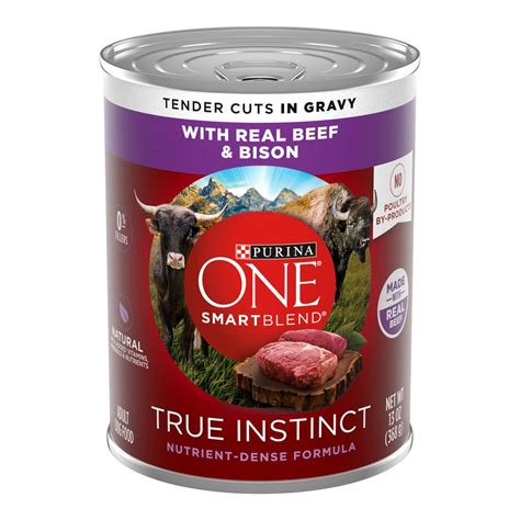 Purina ONE True Instinct With Real Beef & Bison Tender Cuts in Gravy logo