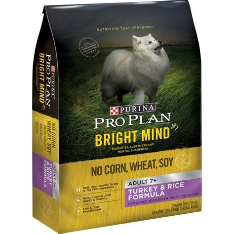 Purina Pro Plan Bright Mind Adult 7+ Turkey & Rice Formula