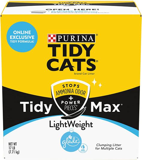 Purina Tidy Cats LightWeight Plus Glade Clear Springs With Ammonia Blocker logo