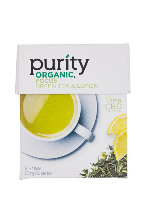 Purity Organic FOCUS Grean Tea & Lemon With CBD tv commercials