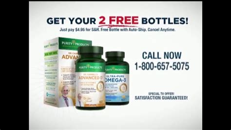 Purity Products TV commercial - Incredible Free Bottle Offer