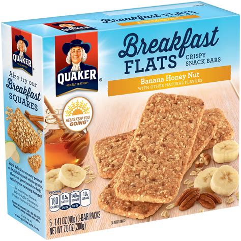 Quaker Breakfast Flats Banana Honey Nut tv commercials