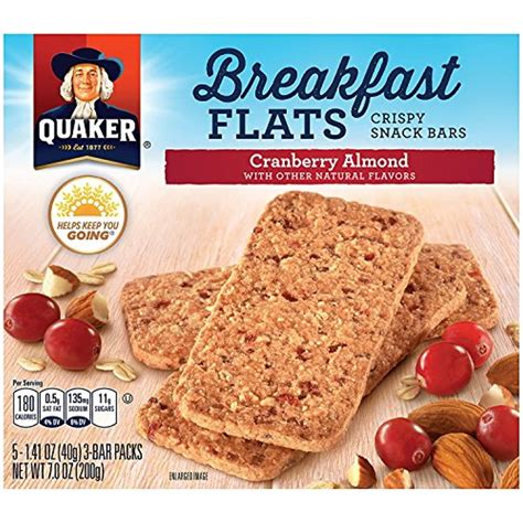 Quaker Breakfast Flats Cranberry Almond