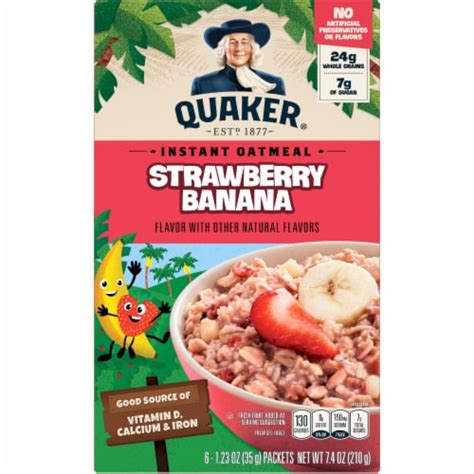 Quaker Strawberry Banana Instant Oatmeal tv commercials