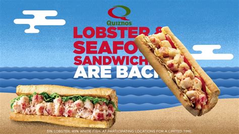 Quiznos Lobster and Seafood Fresh Salad