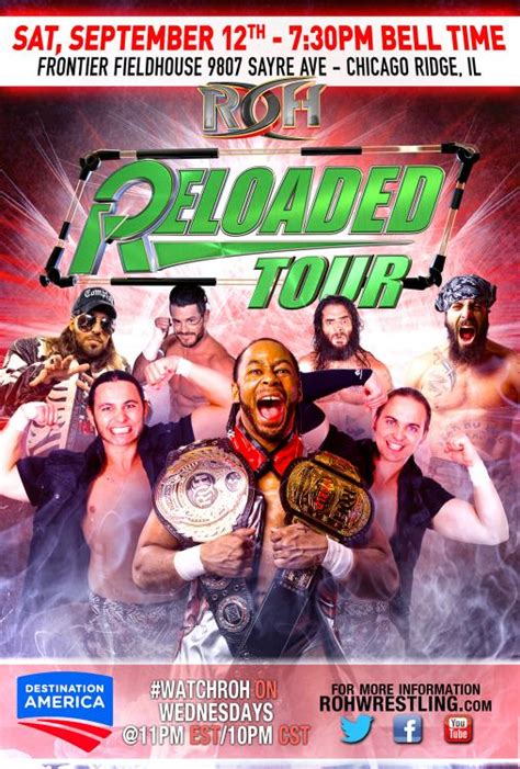 ROH Wrestling 2015 Reloaded Tour DVD