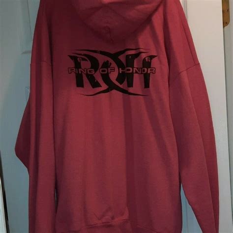 ROH Wrestling ROH Zip Up Hoodie Sweatshirt