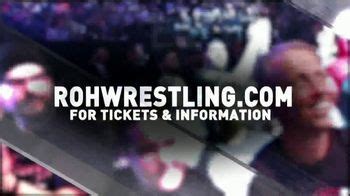 ROH Wrestling TV commercial - 2019 International Live Wrestling Dates