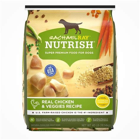 Rachael Ray Nutrish Real Chicken & Veggies Recipe Dry Dog Food