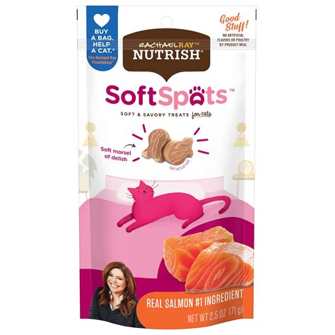 Rachael Ray Nutrish Soft Spots Real Salmon Cat Treats