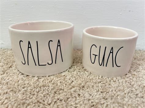 Rae Dunn Artisan Guac + Salsa Set