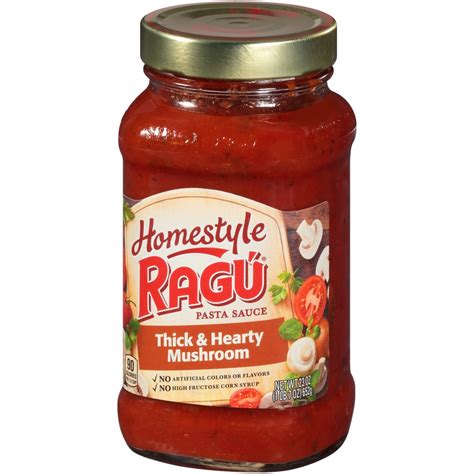 Ragu Homestyle Thick & Hearty Mushroom tv commercials