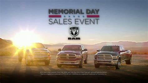 Ram Trucks Memorial Day Sales Event TV commercial - For Every Season