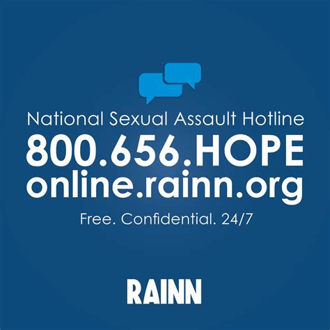 Rape, Abuse & Incest National Network tv commercials