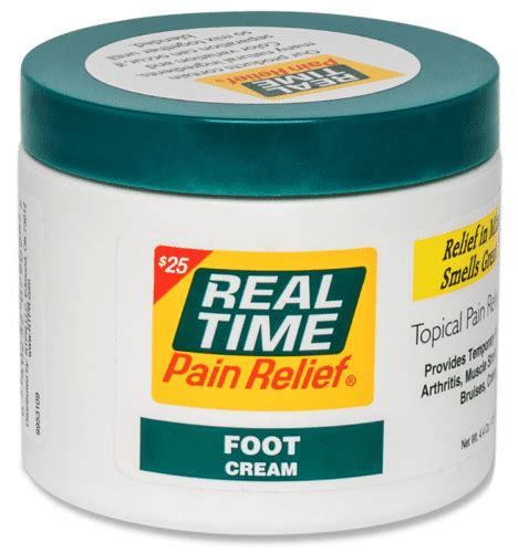 Real Time Pain Relief FOOT Cream tv commercials