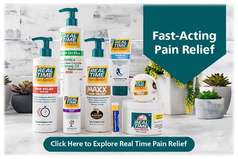 Real Time Pain Relief Lotion logo