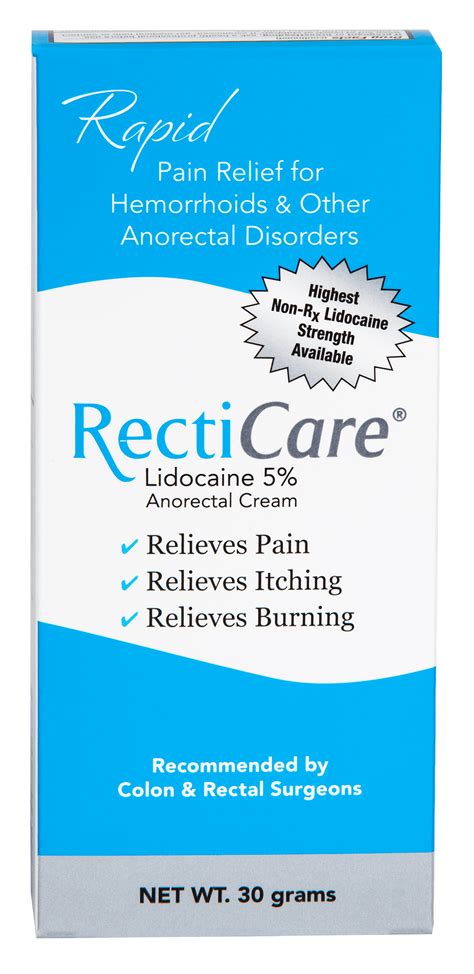 Recticare Advanced Anorectal Cream logo