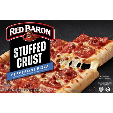 Red Baron Stuffed Crust Pepperoni Pizza logo