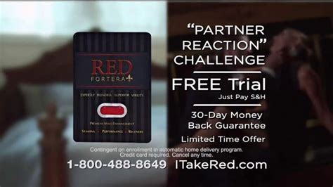 Red Fortera TV commercial - My Man Takes Red