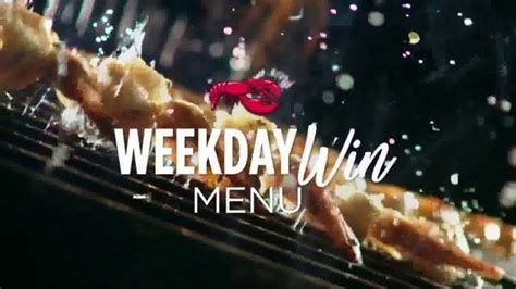 Red Lobster Weekday Win Menu