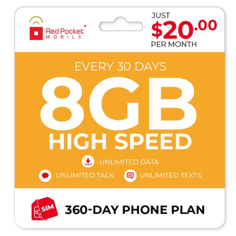 Red Pocket Mobile Unlimited Plan logo