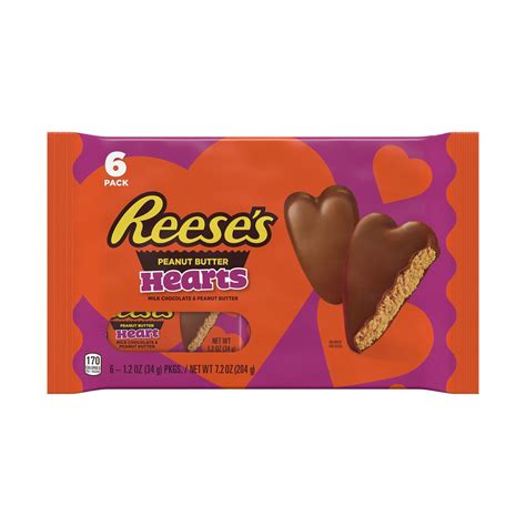 Reese's Milk Chocolate Peanut Butter Hearts logo