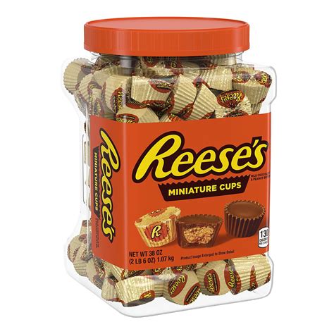 Reese's Pieces Miniature Peanut Butter Cups logo