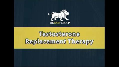 Relion Group TV Spot, 'Testosterone Replacement Therapy' featuring Andy Barnett