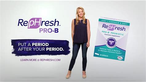 RepHresh Pro-B TV commercial - Put a Period After Your Period: Balance
