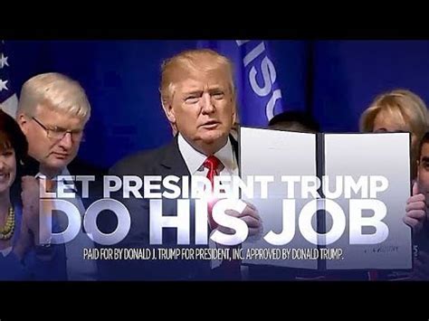 Republican National Committee TV commercial - Let President Trump Do His Job