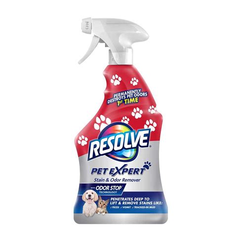 Resolve Carpet Cleaner Pet Expert Spot & Stain Carpet Stain Remover logo