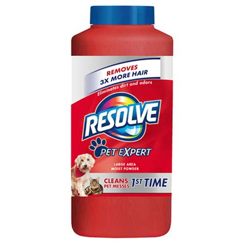 Resolve Carpet Cleaner Pet Formula Carpet Cleaner Moist Powder logo