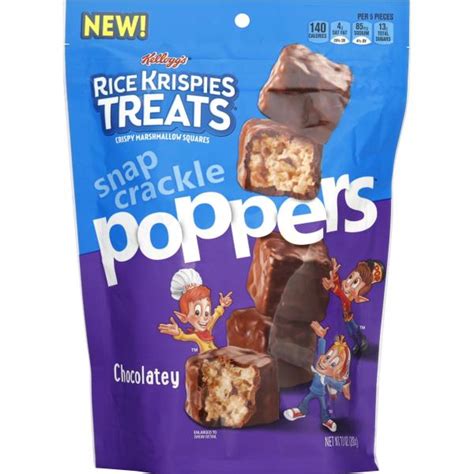 Rice Krispies Snap Crackle Poppers Chocolatey logo