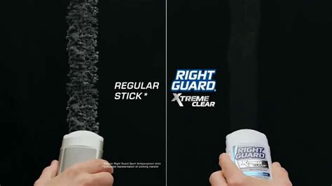 Right Guard Xtreme Clear TV commercial - Comparison