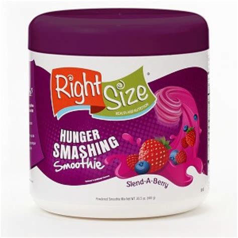 Right Size Health & Nutrition Hunger Smashing Smoothie Slend-A-Berry