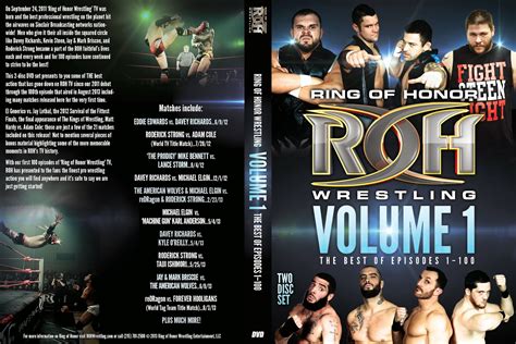 Ring of Honor ROH Wrestling Volume 1 TV Spot created for ROH Wrestling