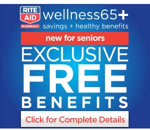 Rite Aid Wellness65+ tv commercials