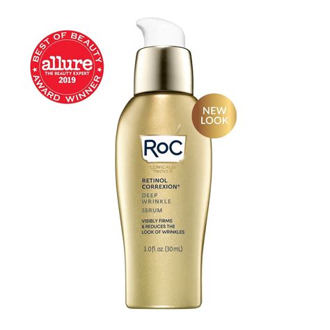 RoC Skin Care Retinol Correxion Deep Wrinkle Serum logo